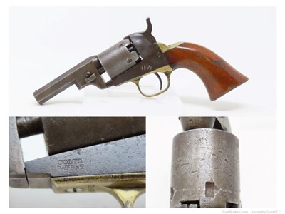 VERY SCARCE Antique “WELLS FARGO” Model COLT 1849 .31 Cal. POCKET Revolver 