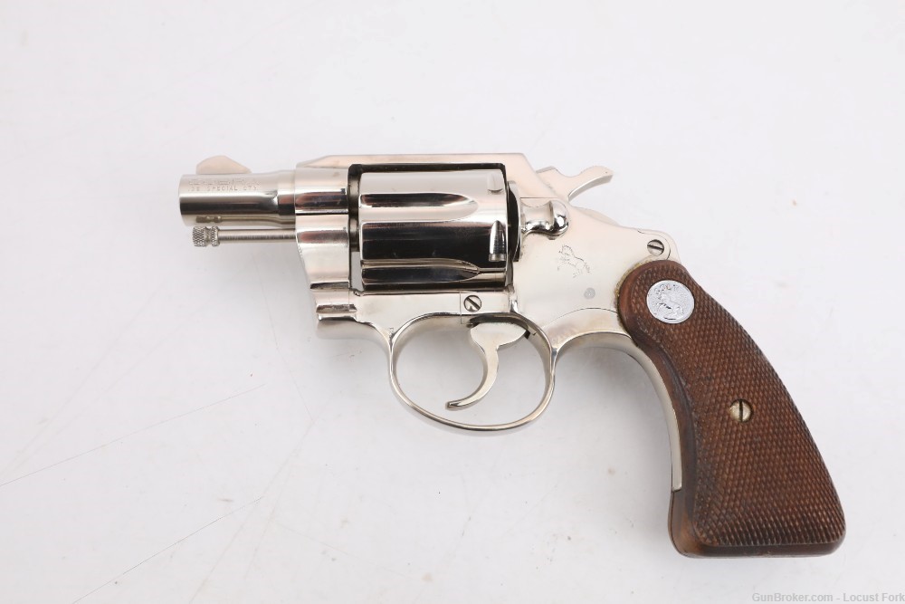Colt Cobra 38 Special 2" Nickel NEAR MINT 1971 Manufacture C&R No Reserve -img-0