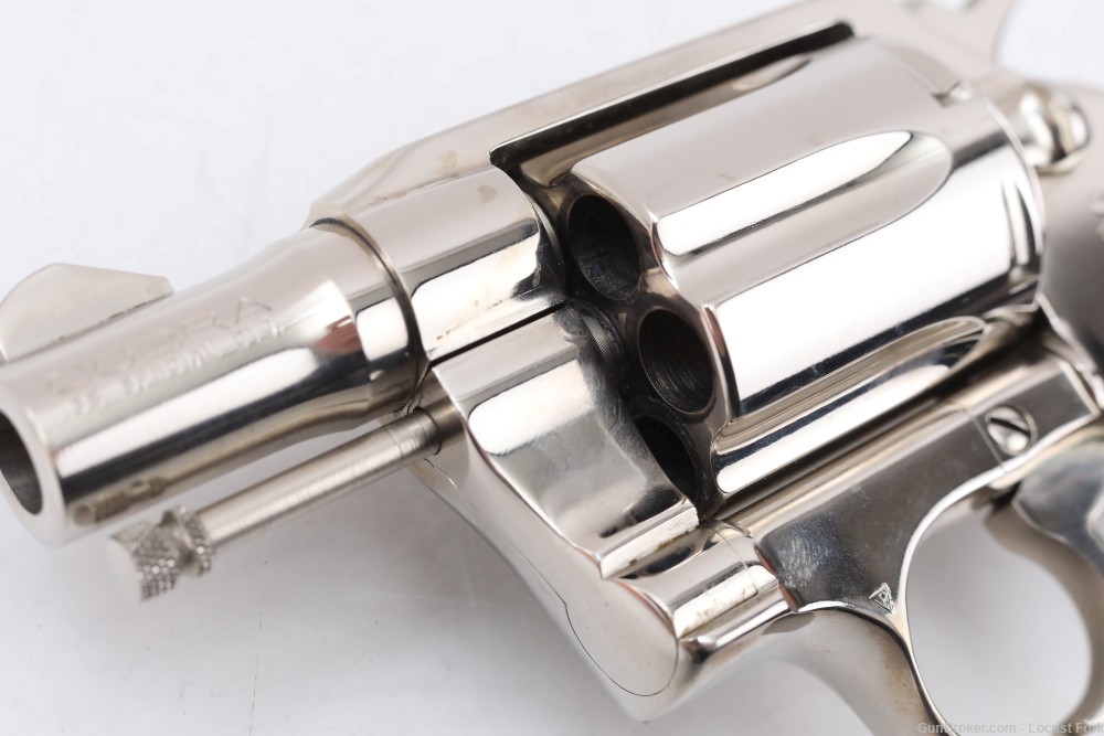 Colt Cobra 38 Special 2" Nickel NEAR MINT 1971 Manufacture C&R No Reserve -img-4