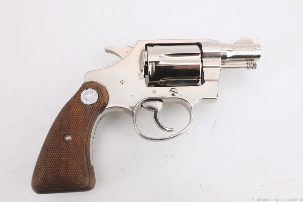 Colt Cobra 38 Special 2" Nickel NEAR MINT 1971 Manufacture C&R No Reserve -img-1