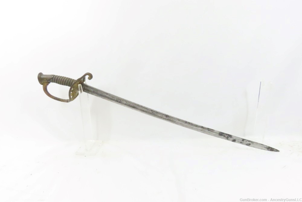 CIVIL WAR Era W.H. HORSTMANN U.S. Model 1852 NAVAL Officer's Sword BLOCKADE-img-2