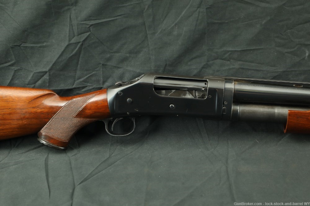 Custom Simmons Rib Winchester 1897 Takedown 12 GA Pump Shotgun, 1942 C&R-img-4