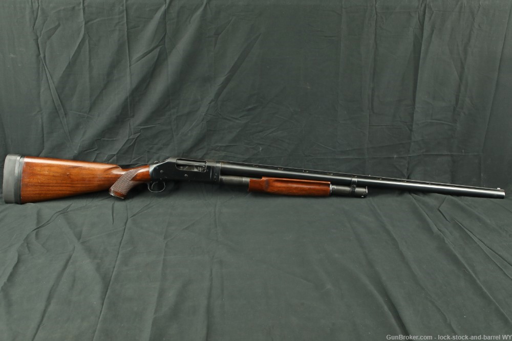 Custom Simmons Rib Winchester 1897 Takedown 12 GA Pump Shotgun, 1942 C&R-img-2