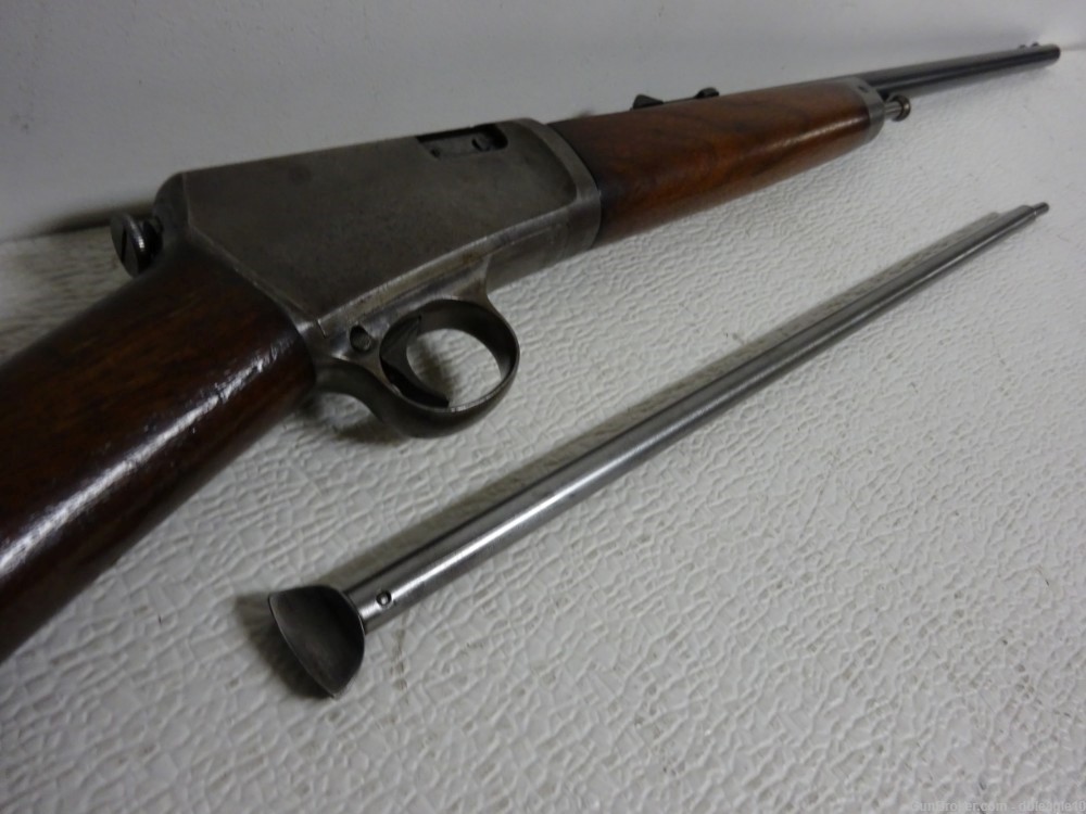 Winchester Model 1903 .22 Cal. Semi Auto Tube Fed Finger Plunger Rifle-img-41