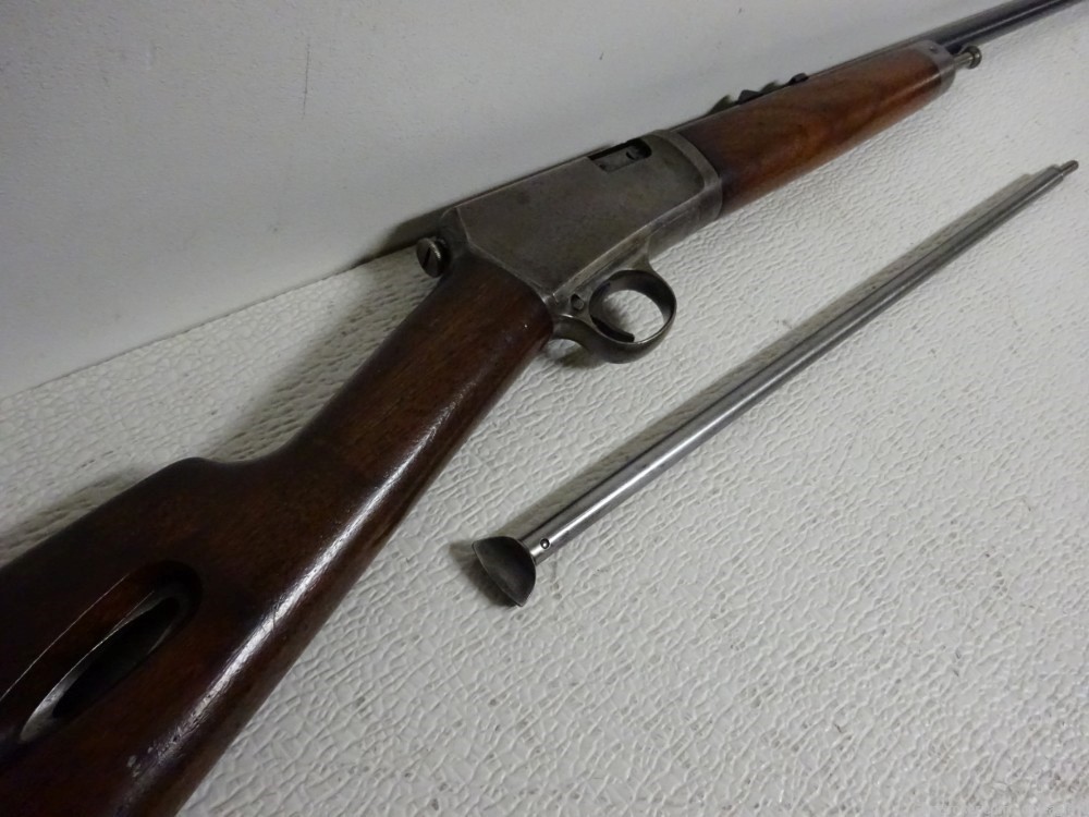 Winchester Model 1903 .22 Cal. Semi Auto Tube Fed Finger Plunger Rifle-img-0