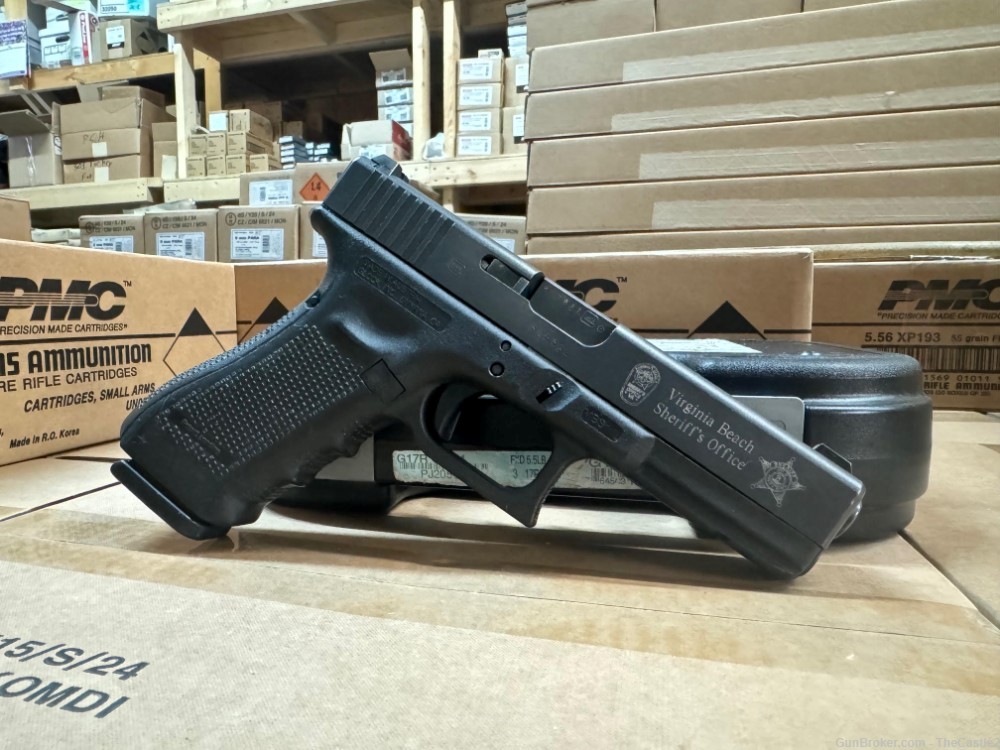*POLICE TRADE IN* GLOCK 17 "VA BEACH" 9MM USED! PENNY AUCTION!-img-6