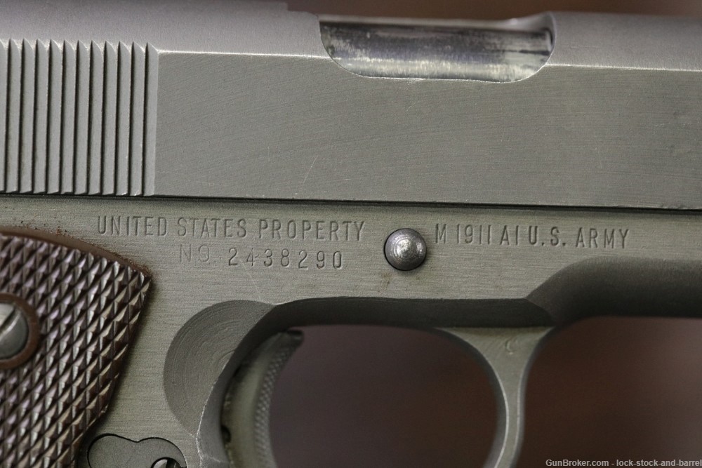 WWII US Remington Rand 1911A1 1911-A1 .45 ACP Semi-Auto Pistol, 1945 C&R-img-10