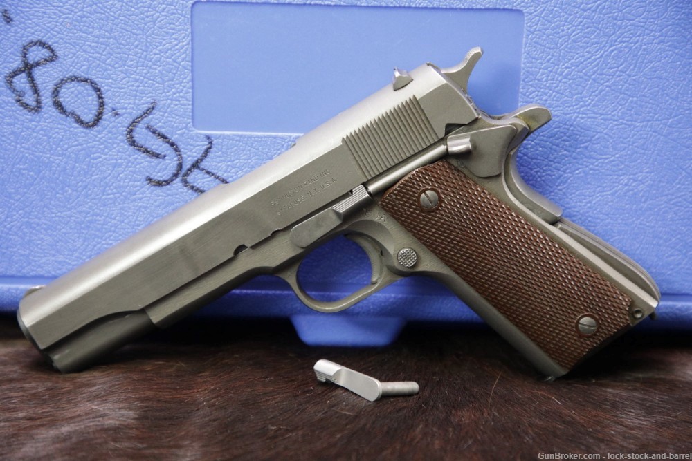 WWII US Remington Rand 1911A1 1911-A1 .45 ACP Semi-Auto Pistol, 1945 C&R-img-3