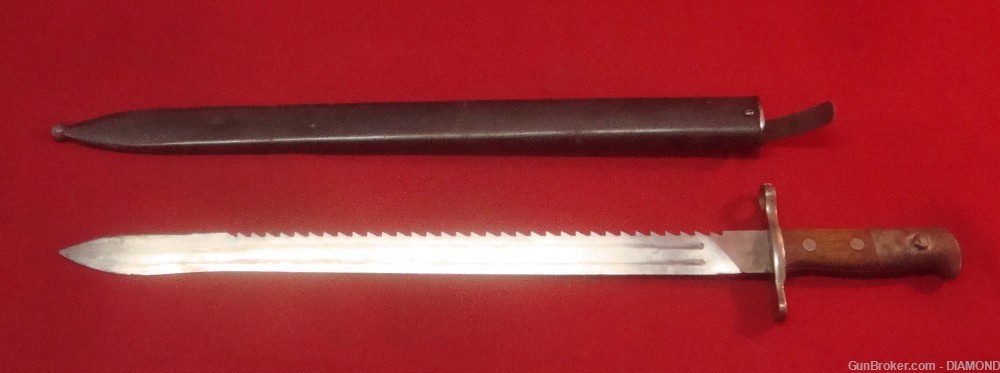 1914 Swiss SawBack Bayonet w/ sheath K31 Victorinox $449-img-0