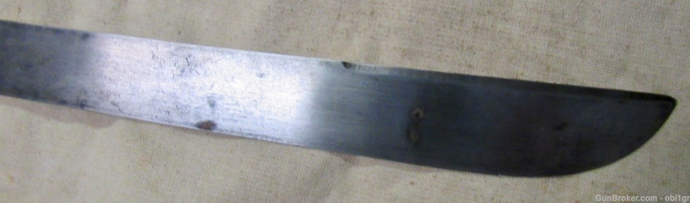 Scarce Steel Handle German Faschinenmesser Short Sword Unit Marked-img-9