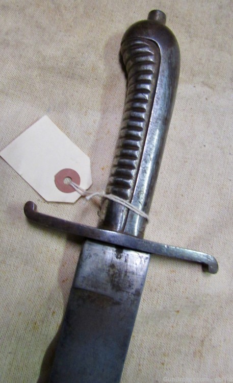 Scarce Steel Handle German Faschinenmesser Short Sword Unit Marked-img-7