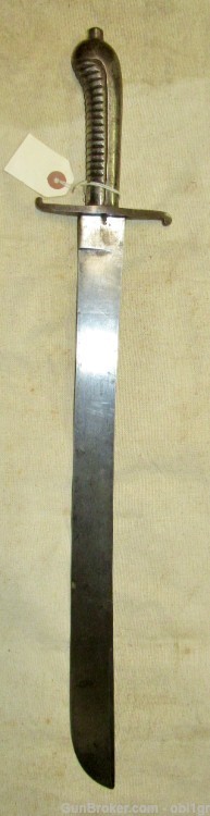 Scarce Steel Handle German Faschinenmesser Short Sword Unit Marked-img-6