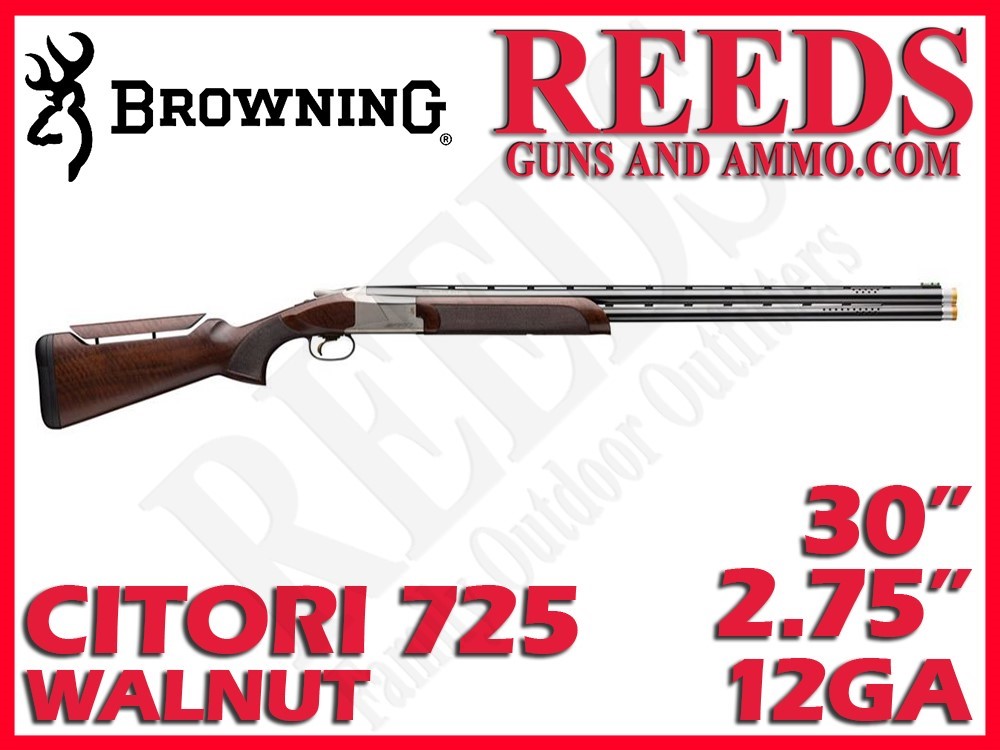 Browning Citori 725 Pro Sporting Adj Walnut 12 Ga 2-3/4in 30in 0180024010-img-0