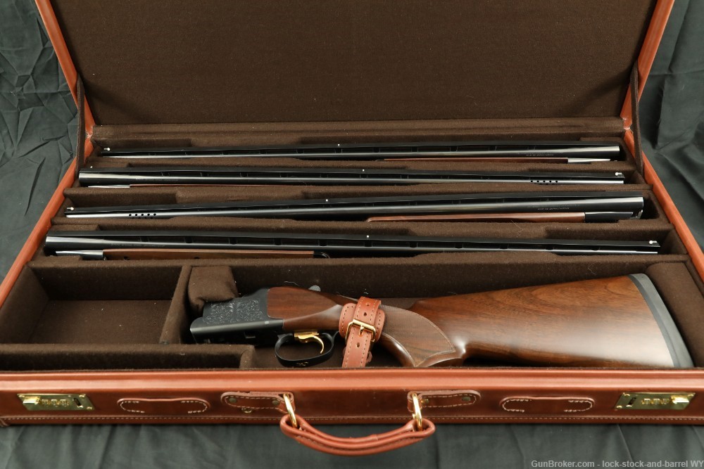 RARE Browning Citori Full Skeet Set 4x28” Barrel sets in Case O/U Shotgun -img-132