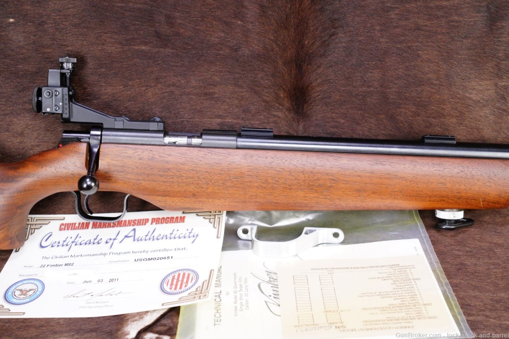 CMP U.S. Property Kimber Oregon Model 82 Government .22 LR 25" Bolt Rifle-img-4