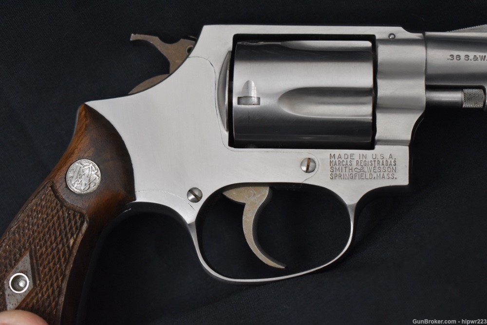 Smith & Wesson Model 60 .38 Special rare early stainless in box BEAUTY! C&R-img-8