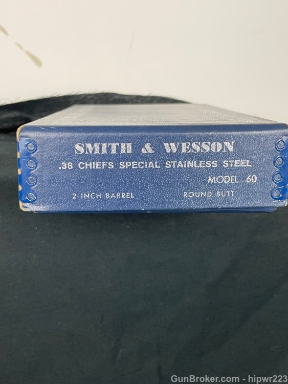 Smith & Wesson Model 60 .38 Special rare early stainless in box BEAUTY! C&R-img-33