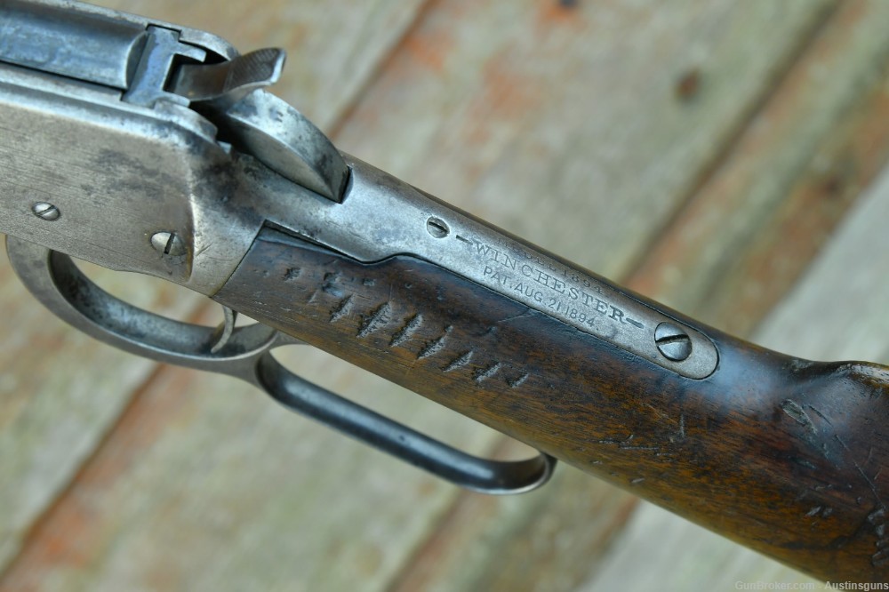 EARLY, ANTIQUE Winchester Model 1894 Rifle - 38-55 WCF -img-51