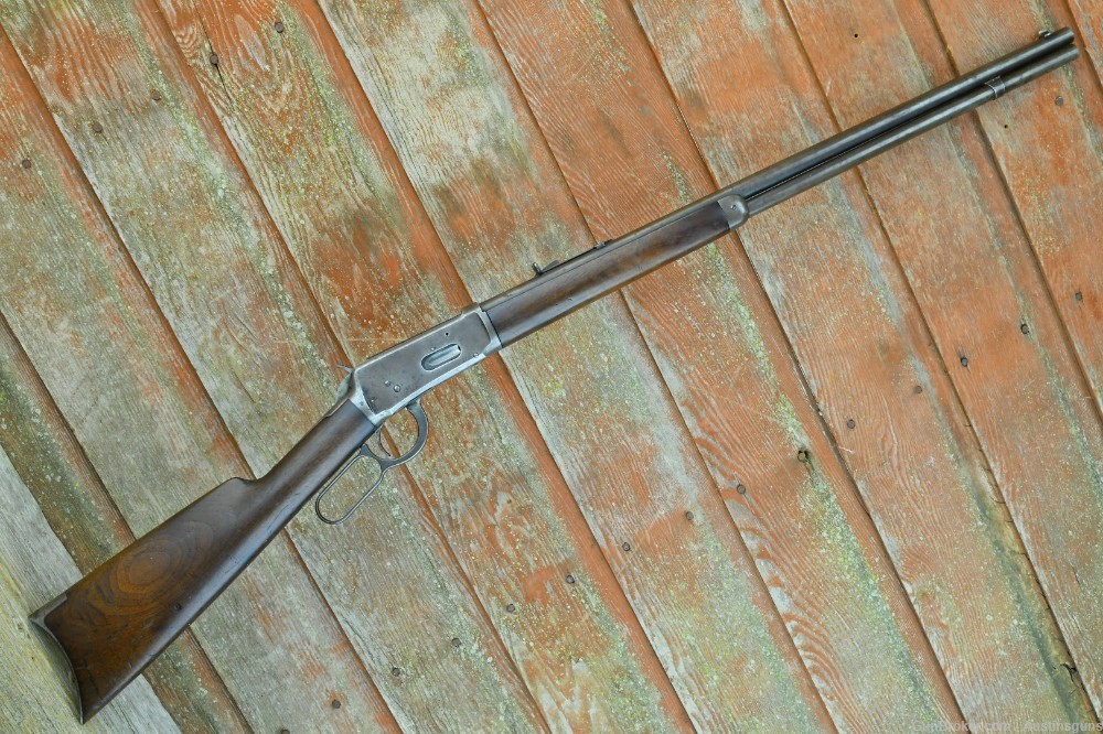 EARLY, ANTIQUE Winchester Model 1894 Rifle - 38-55 WCF -img-1