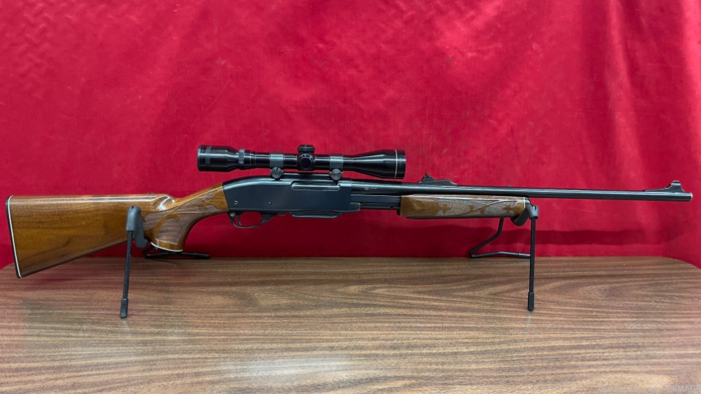 Remington Model 7600 .243 Win. 4 RD 22" BBL. Pump-Action Rifle & 4x40 Scope-img-0