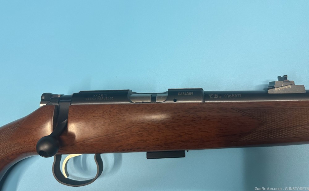 CZ 455 FS (Full Stock, Mannlicher) .22 LR w/ Timney & Andy's Leather-img-1