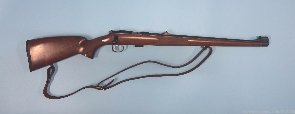 CZ 455 FS (Full Stock, Mannlicher) .22 LR w/ Timney & Andy's Leather-img-0