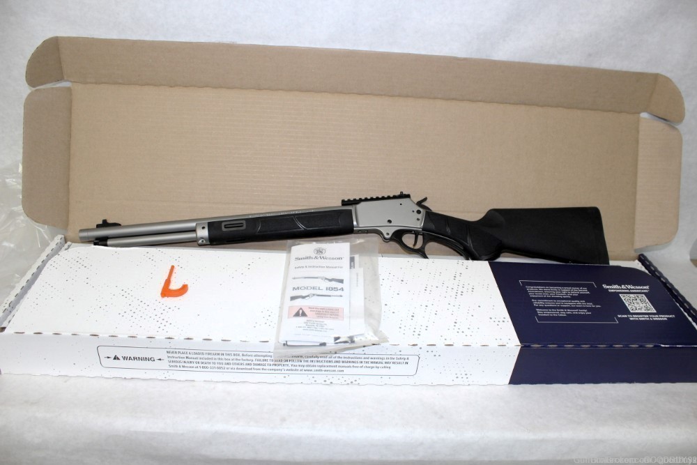 SMITH & WESSON 1854 NIB 44 MAG 19.5" 7+1 13812 S&W RARE LEVER ACTION SALE-img-0