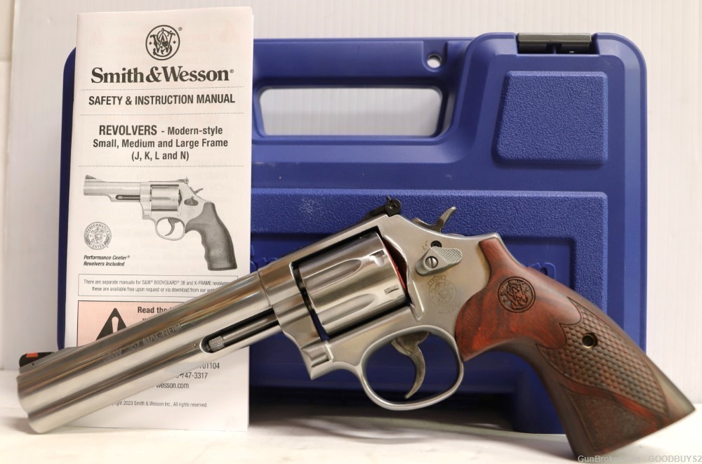SMITH AND WESSON 686 DELUXE 6" 357 MAG SS NIB 150712 S&W REVOLVER SALE-img-0