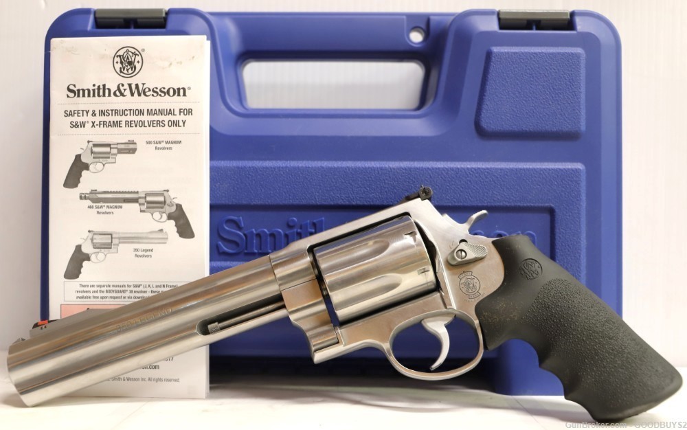 SMITH AND WESSON 350 7.5" 350 LEGEND SS NIB 13331 S&W REVOLVER SALE -img-0