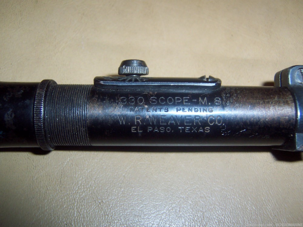 springfield 1903 rifle sniper  scope   weaver 330-m8-img-1