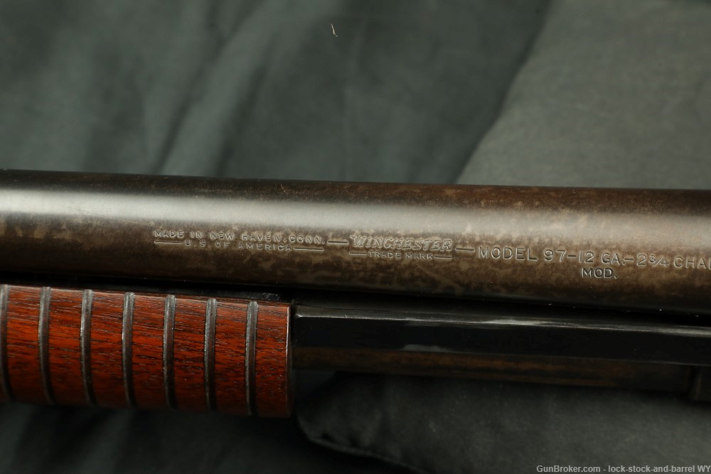 Late Winchester Model 1897 Takedown 28" MOD 12 GA Pump Shotgun, 1956 C&R-img-26