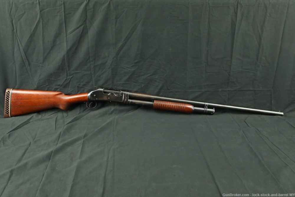 Late Winchester Model 1897 Takedown 28" MOD 12 GA Pump Shotgun, 1956 C&R-img-2