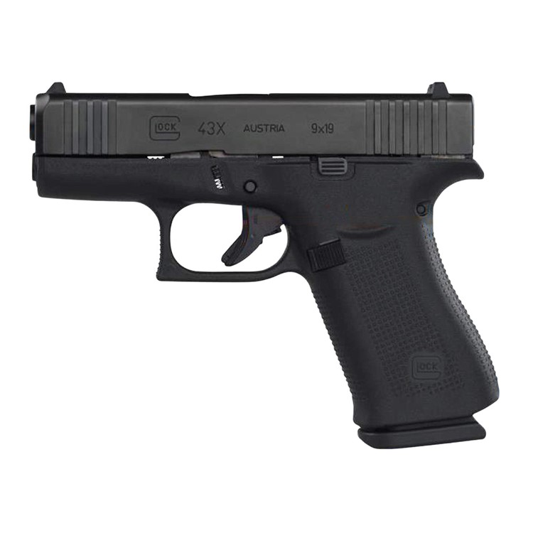 Glock G43X Subcompact Pistol 9mm Black 3.4 PX4350201-img-1