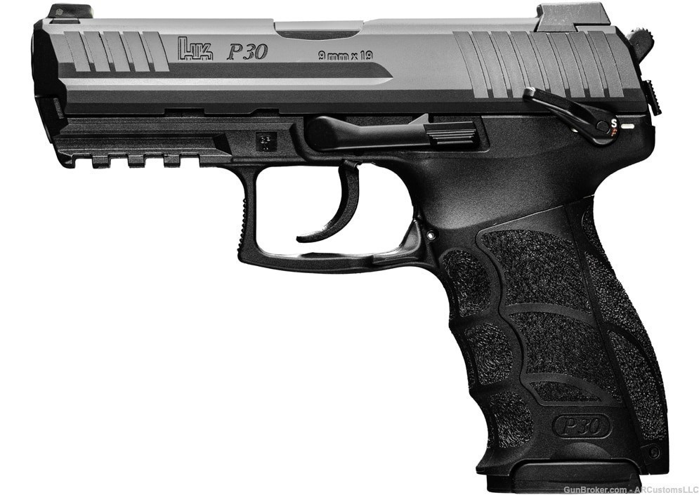HECKLER AND KOCH P30S V3 9MM 3.85? BARREL 17-ROUNDS FIXED SIGHTS-img-0