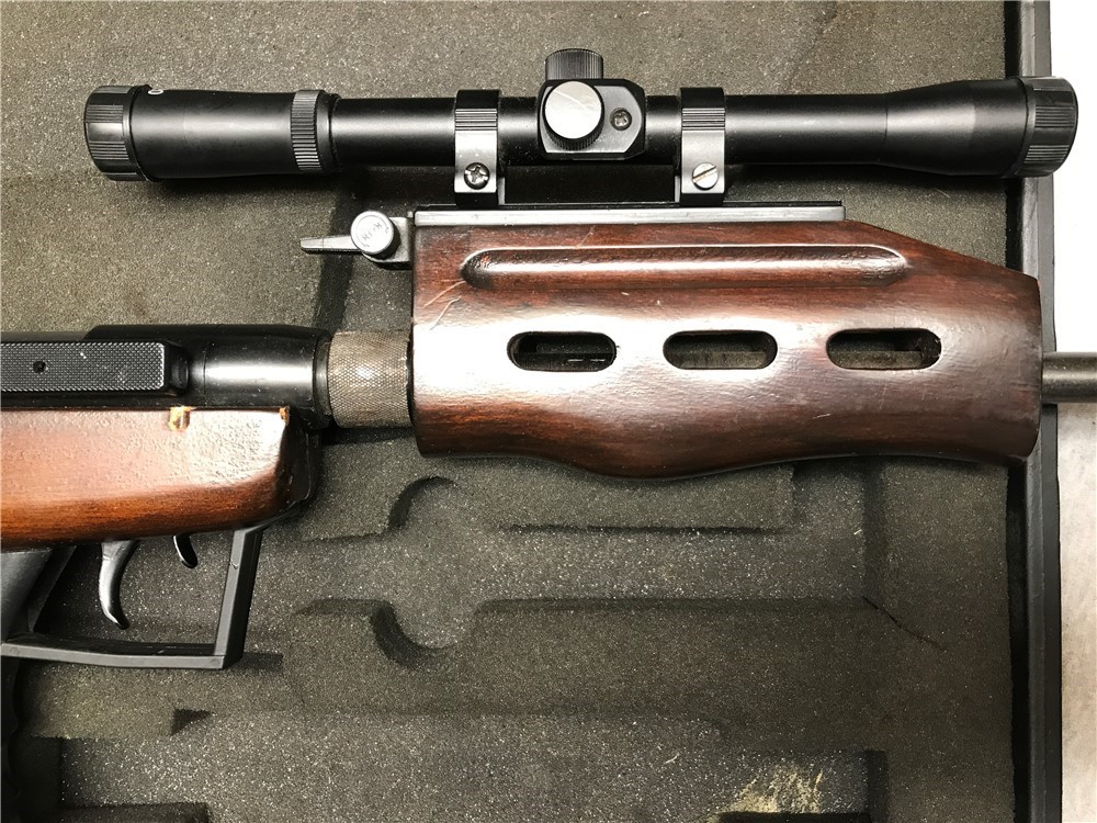 QB57 .177 Caliber Pellet Takedown Rifle In Case W/ Scope, AK47 Style-img-3