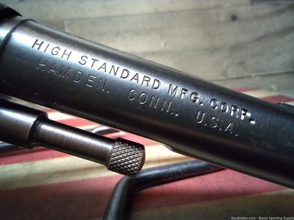 WOW 1ST YEAR HIGH STANDARD R-100 Sentinel mfg1955 4K Serial# 6"Brl PENNY NR-img-7