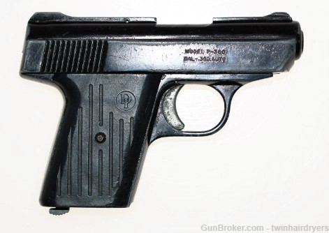 DAVIS P-380 380ACP Semi-Auto Pistol. 1 mag Fair Condition.-img-0