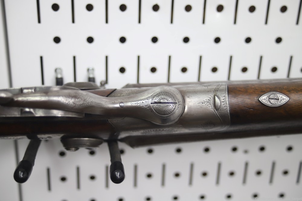 E. Schmidt & Habermann Drilling Combo 11mm Mauser, 16GA, 410GA 27.5" Barrel-img-4