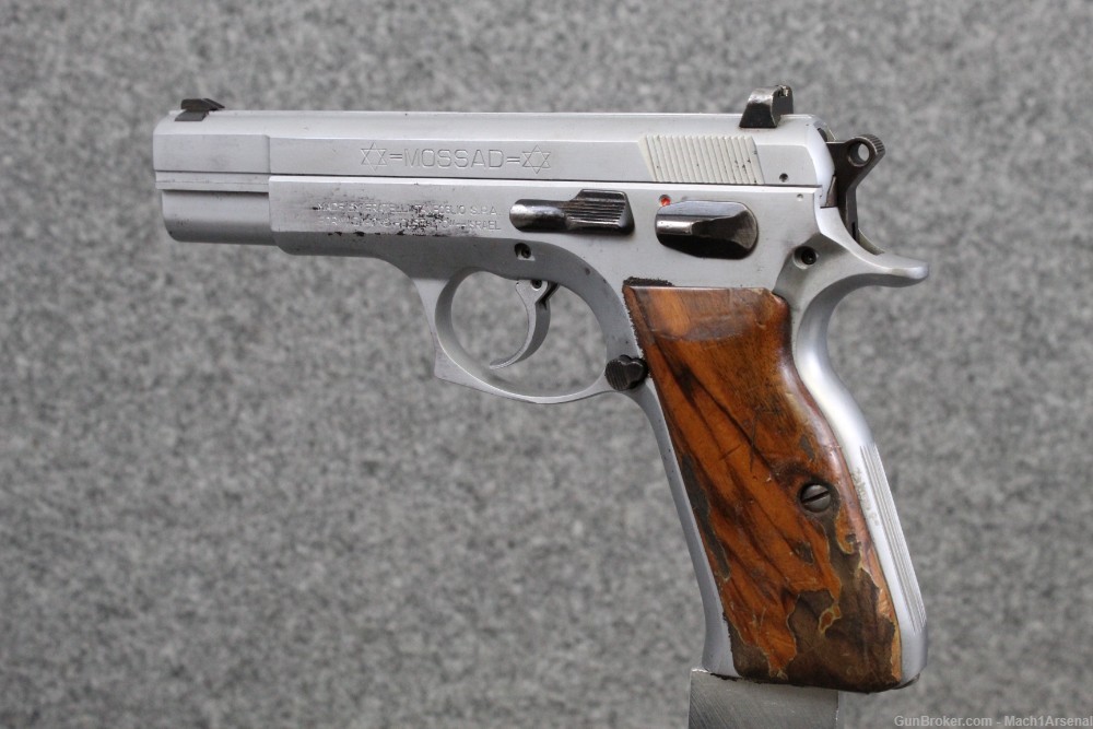 Full Size Tanfoglio Mossad Surplus 9mm Pistol with 2 Star of David Stamped-img-3