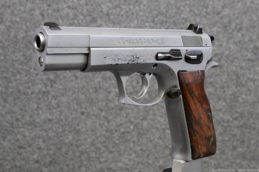 Full Size Tanfoglio Mossad Surplus 9mm Pistol with 2 Star of David Stamped-img-2
