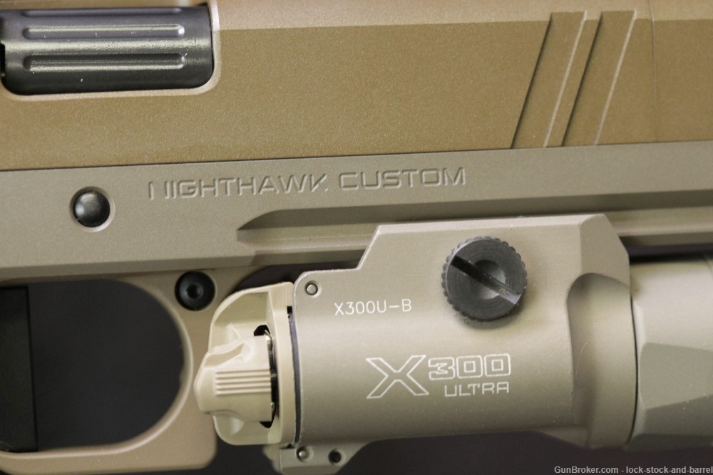 Nighthawk Custom Sandhawk 9mm Semi-Auto 2011 Pistol RMR & X300U CA PPT OK-img-13