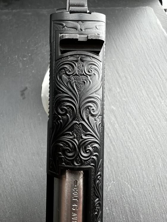 Colt 1911 Custom Engraved Blued Regal by Altamont .45 ACP AAA-img-12