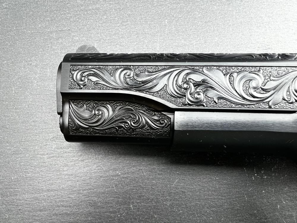 Colt 1911 Custom Engraved Blued Regal by Altamont .45 ACP AAA-img-1