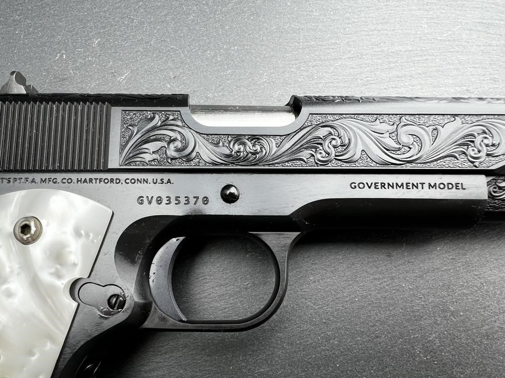 Colt 1911 Custom Engraved Blued Regal by Altamont .45 ACP AAA-img-8