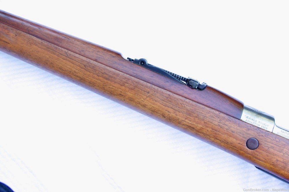  Argentine Mauser 98 Model 1909, 7.65x53mm rifle with brass/bullets/dies.-img-9