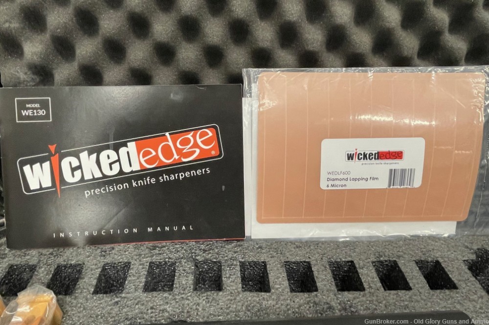Wicked Edge WE130 Knife Sharpener Set with Custon Case -img-1