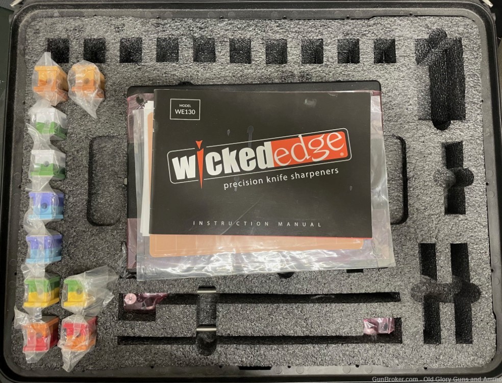 Wicked Edge WE130 Knife Sharpener Set with Custon Case -img-0