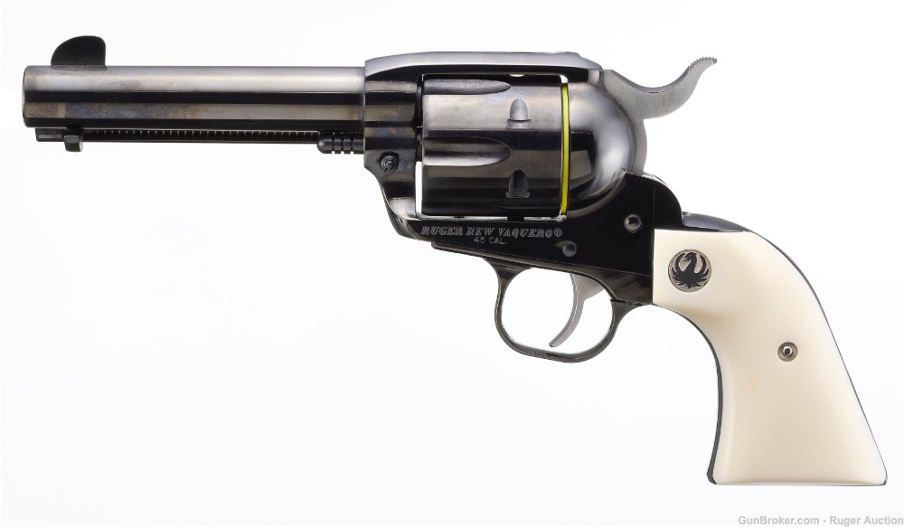 Ruger® Blued Vaquero®.45 COLT with Simulated Ivory Grips - 2007-img-3