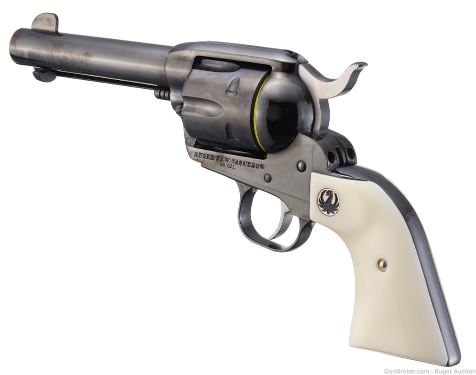 Ruger® Blued Vaquero®.45 COLT with Simulated Ivory Grips - 2007-img-4