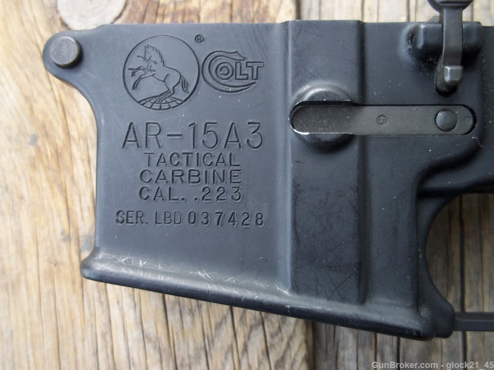Colt AR15 AR 15 A3 Tactical 6721 Lower Receiver-img-2